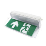 Prague armatuur met groen pictogram voor vluchtwegaanduiding