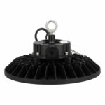 Malaga LED high-bay met zwarte koelribben en ophangoog
